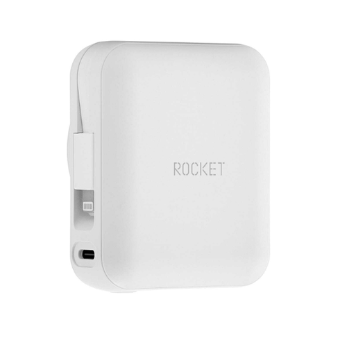 Внешний аккумулятор Rocket Premium Joy 10000mAh MagSafe 3 в1 White (RPB519WH10000-PDM) фото 