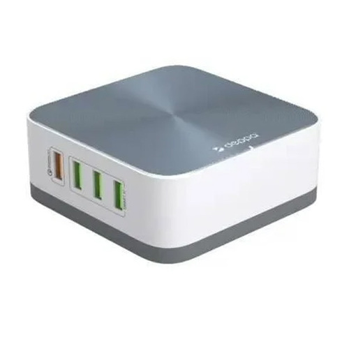 Зарядная станция Deppa 8USB 10A QC 3.0 50W White фото 