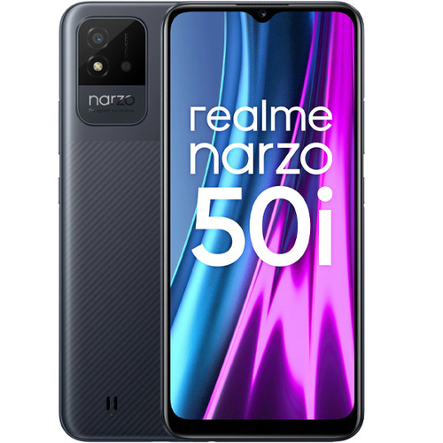 Телефон Realme RMX3235 Narzo 50i 64Gb Ram 4Gb Carbon Black фото 